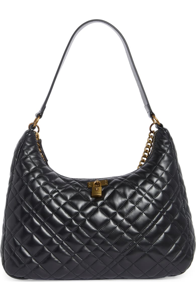 Kurt Geiger London Large Brixton Hobo Bag, Main, color, Black