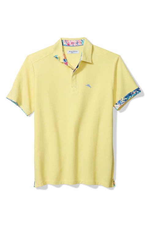 Positano Palms Five O'Clock IslandZone® Piqué Performance Polo