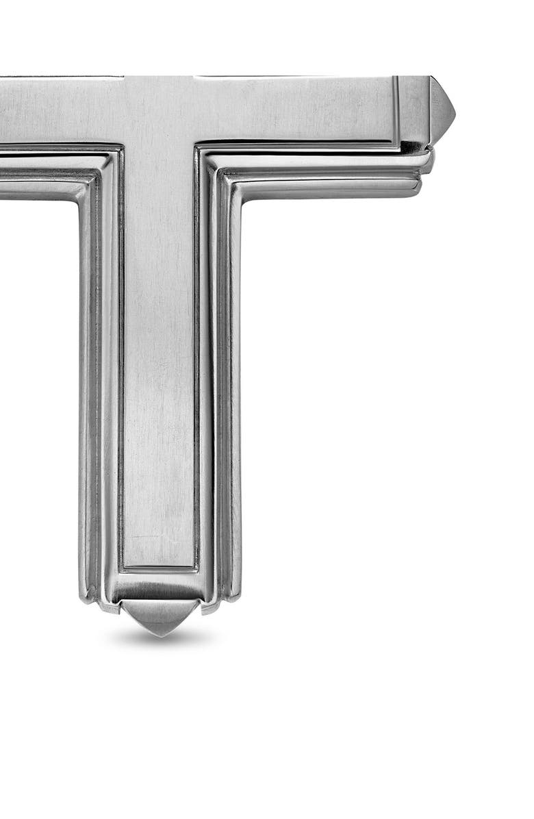 David Yurman Pyramid Cross, Alternate, color, Silver