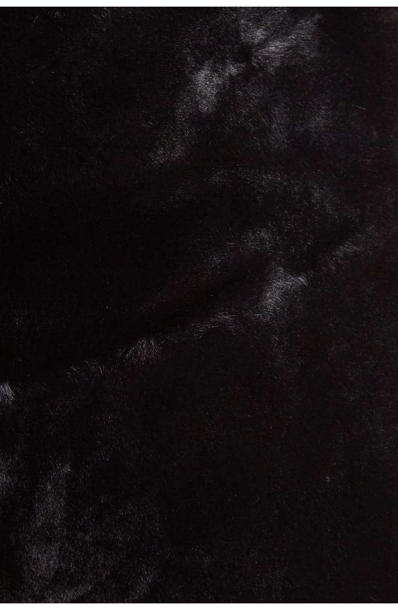 La Fiorentina Faux Fur Infinity Scarf, Alternate, color, Black