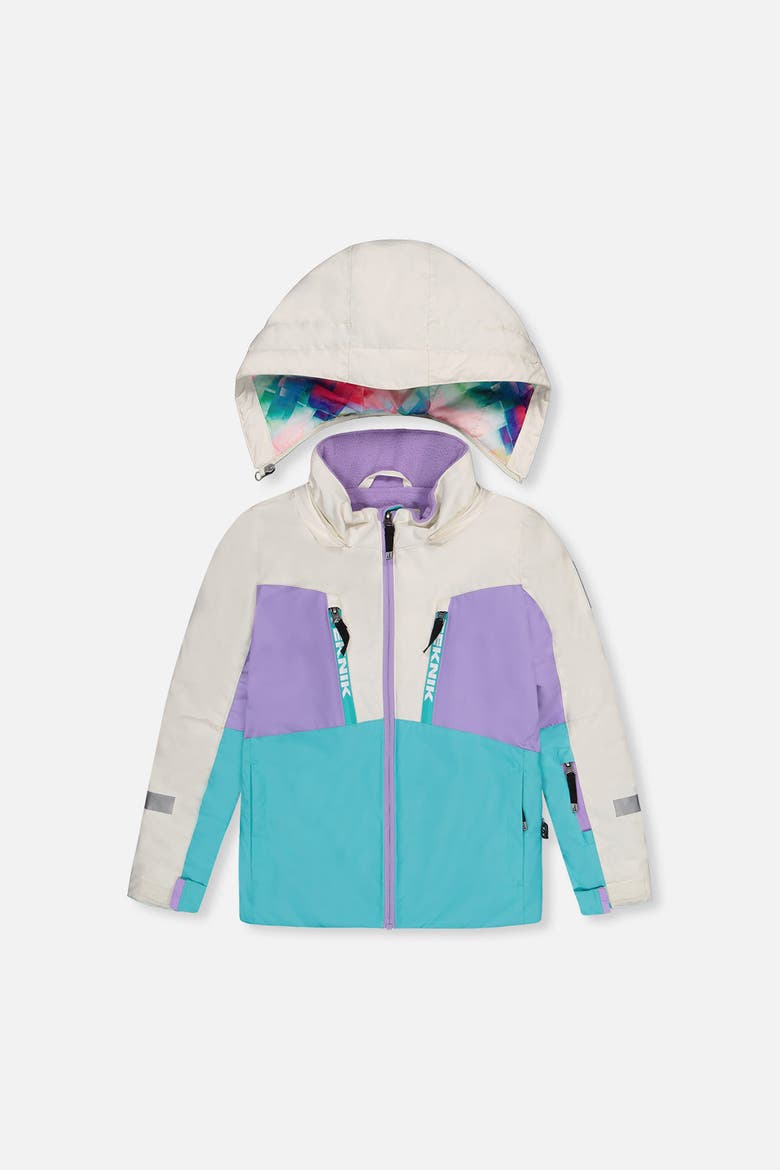 Teknik Diamond Pattern Jacket & Reinforced Pants Two Piece Snowsuit, Alternate, color, Multicolored with a Diamond