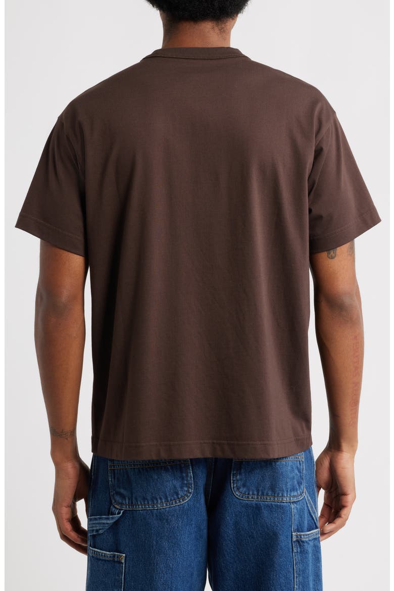 Core Crewneck T-Shirt, Alternate, color, BROWN COFFEE