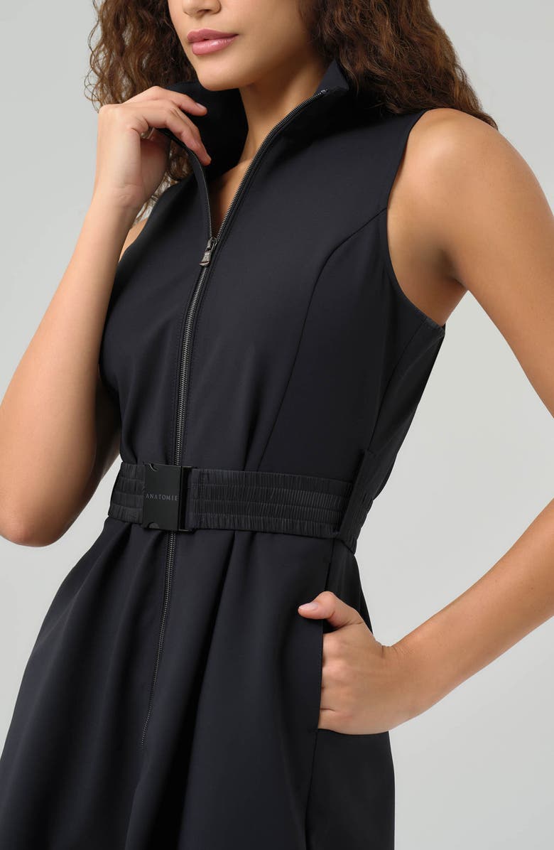 Anatomie Katana Performance Belted Sleeveless Dress, Alternate, color, 