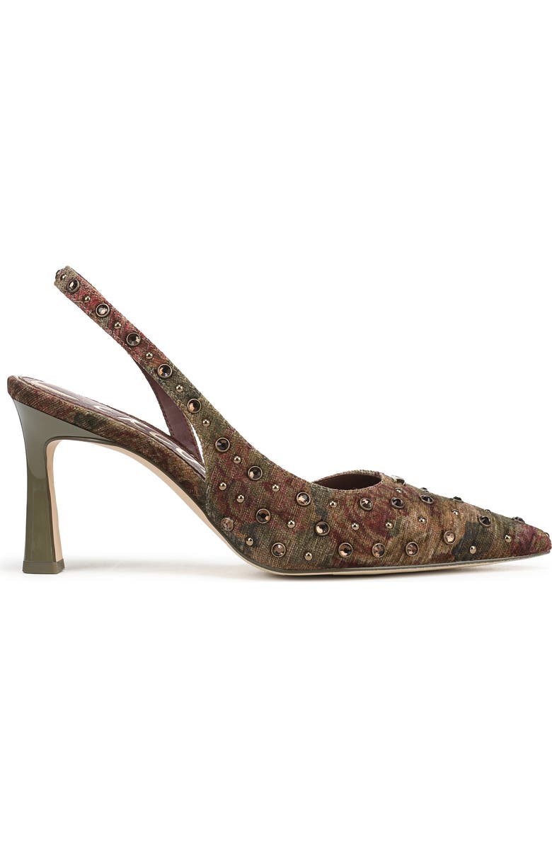 Circus NY by Sam Edelman Tallie Pointed Toe Slingback Pump, Alternate, color, Golden Pear/ Plum Multi