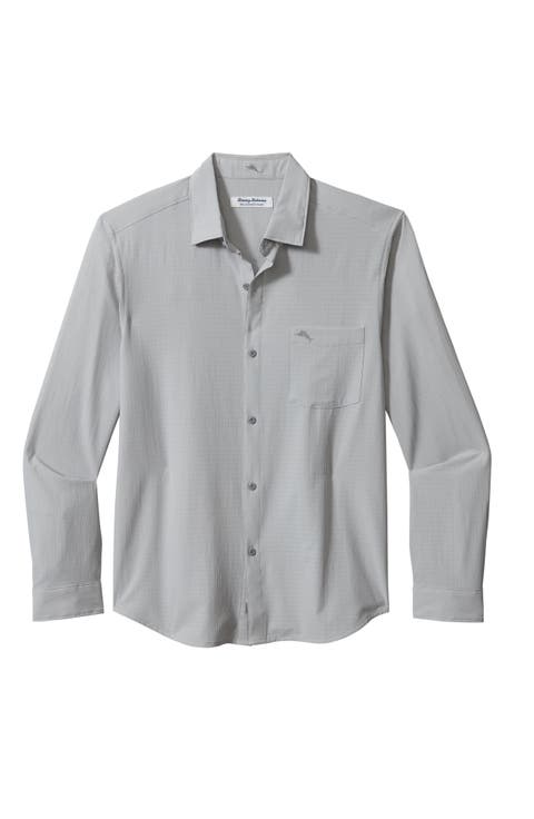 Bahama Coast Sands IslandZone® Button-Up Shirt (Big & Tall)