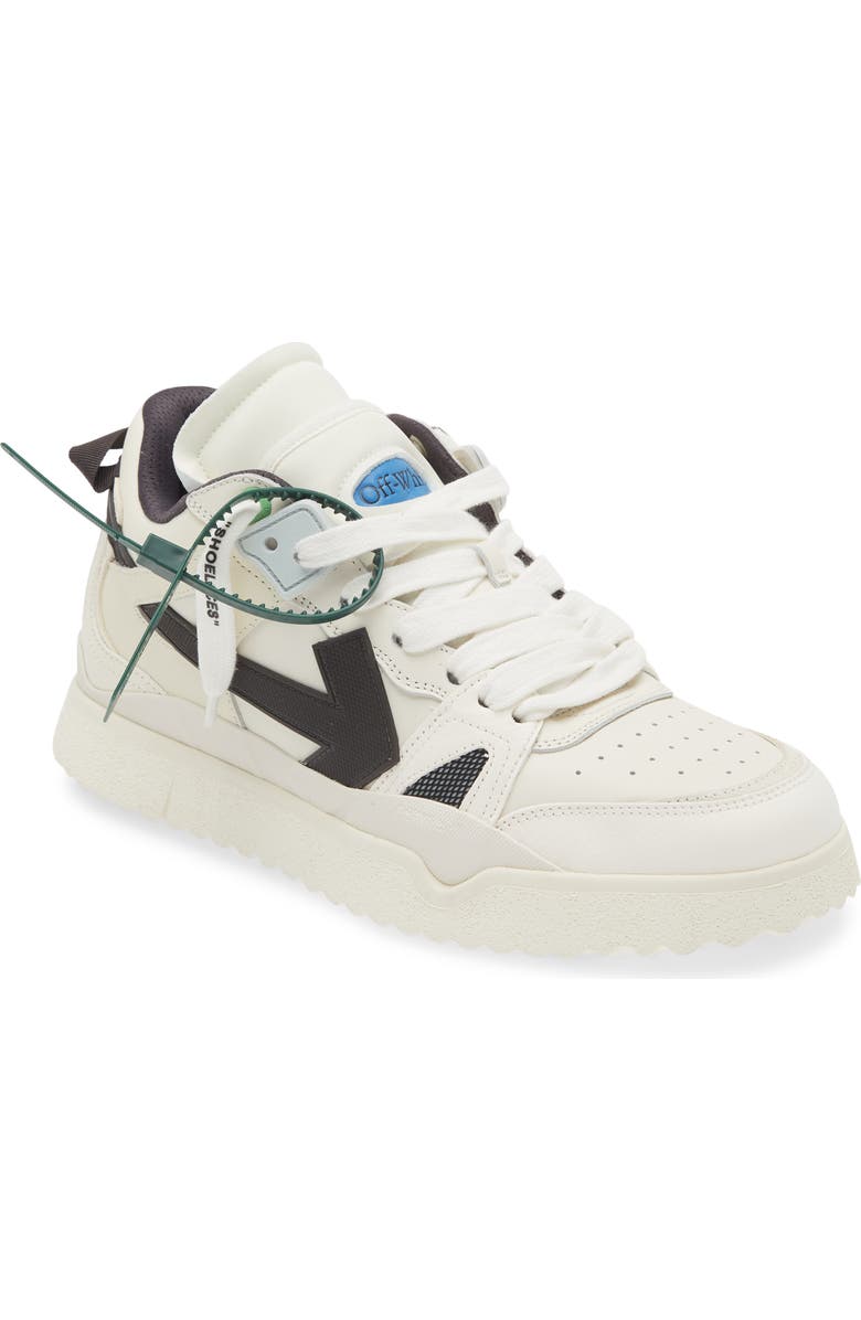 Off-White Mid Top Sponge Sneaker, Main, color,