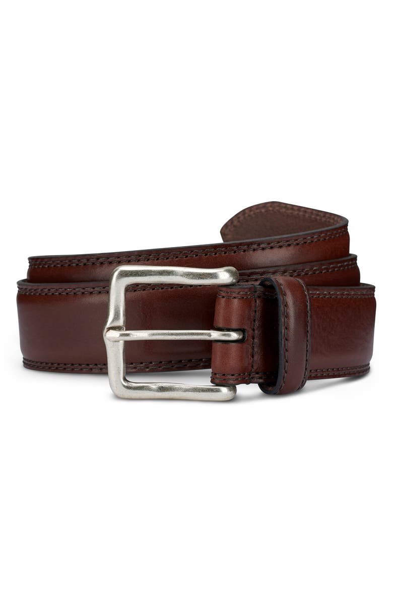 Allen Edmonds Wide Street Leather Belt, Main, color,