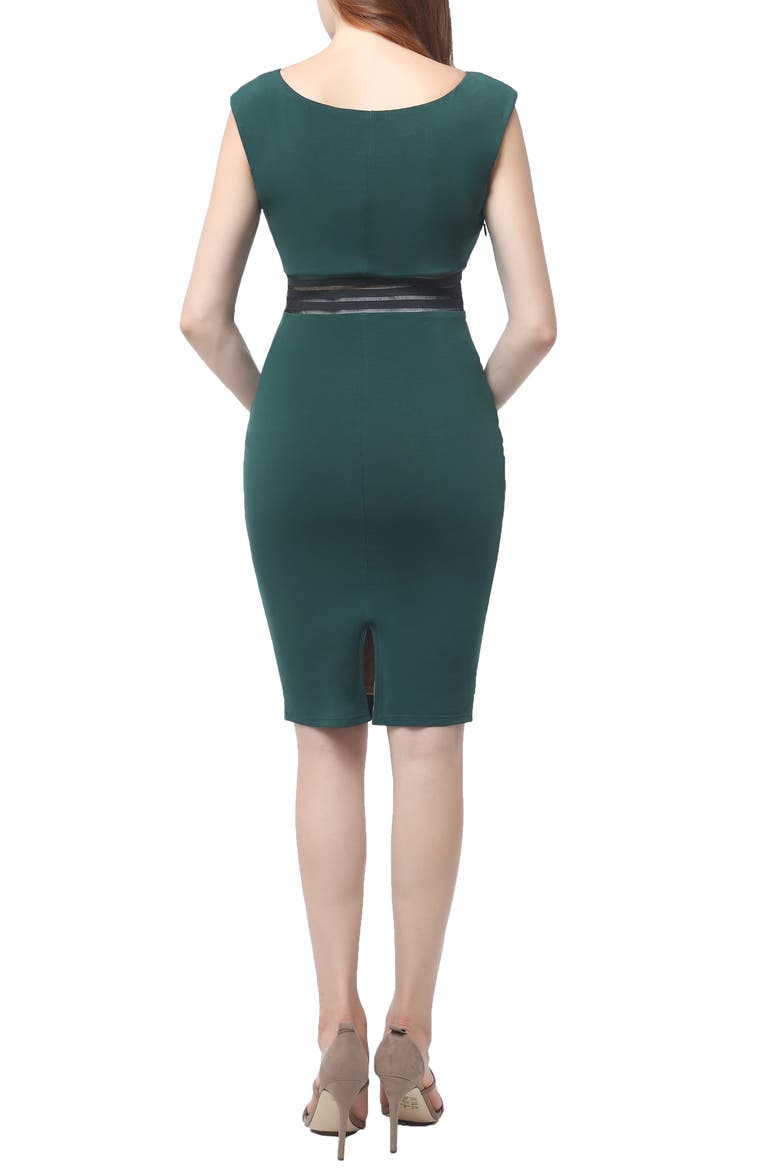 Lonnie Maternity Body-Con Dress, Alternate, color, FOREST GREEN