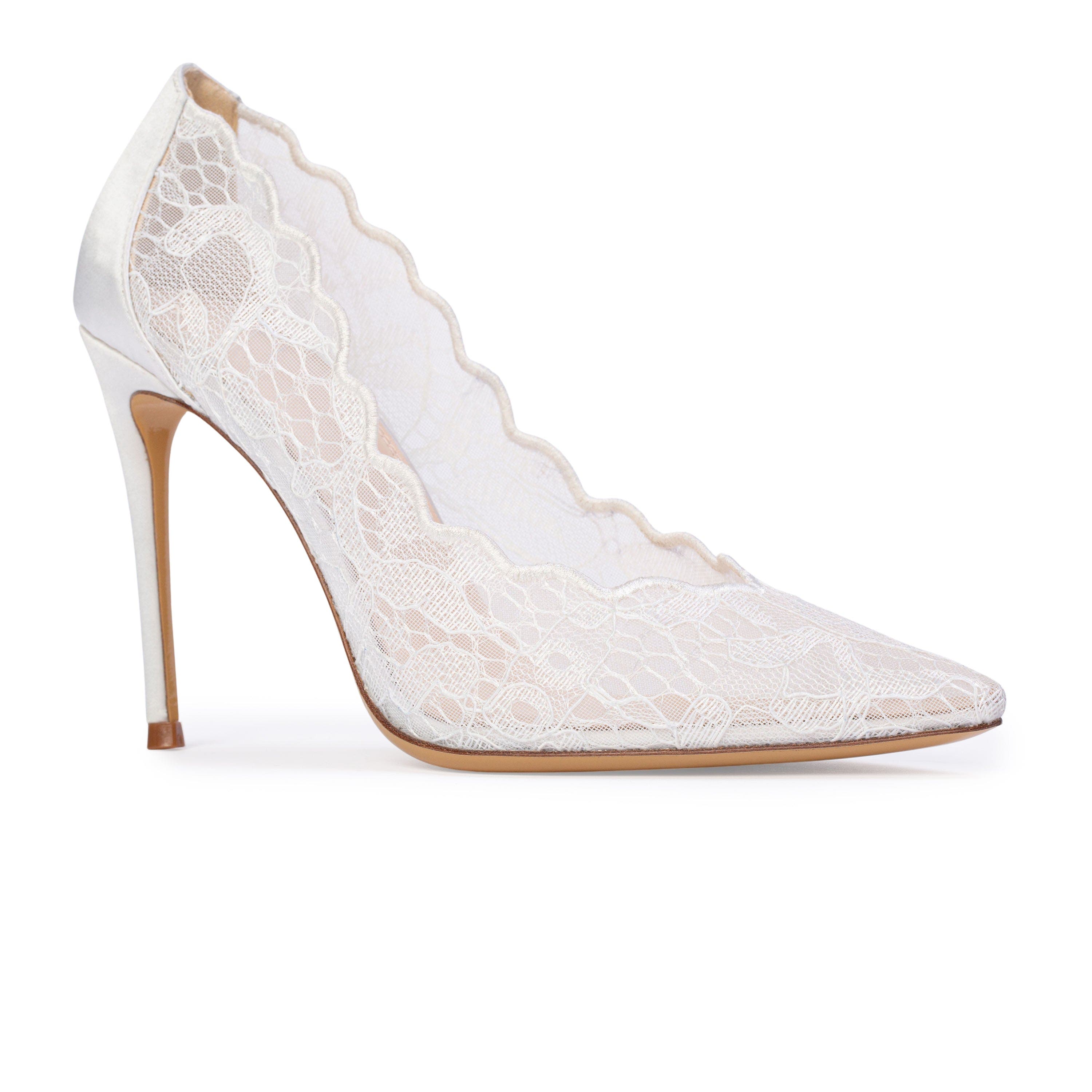 Zea 100 Pump, Alternate, color, White Scalloped Paisley Lace