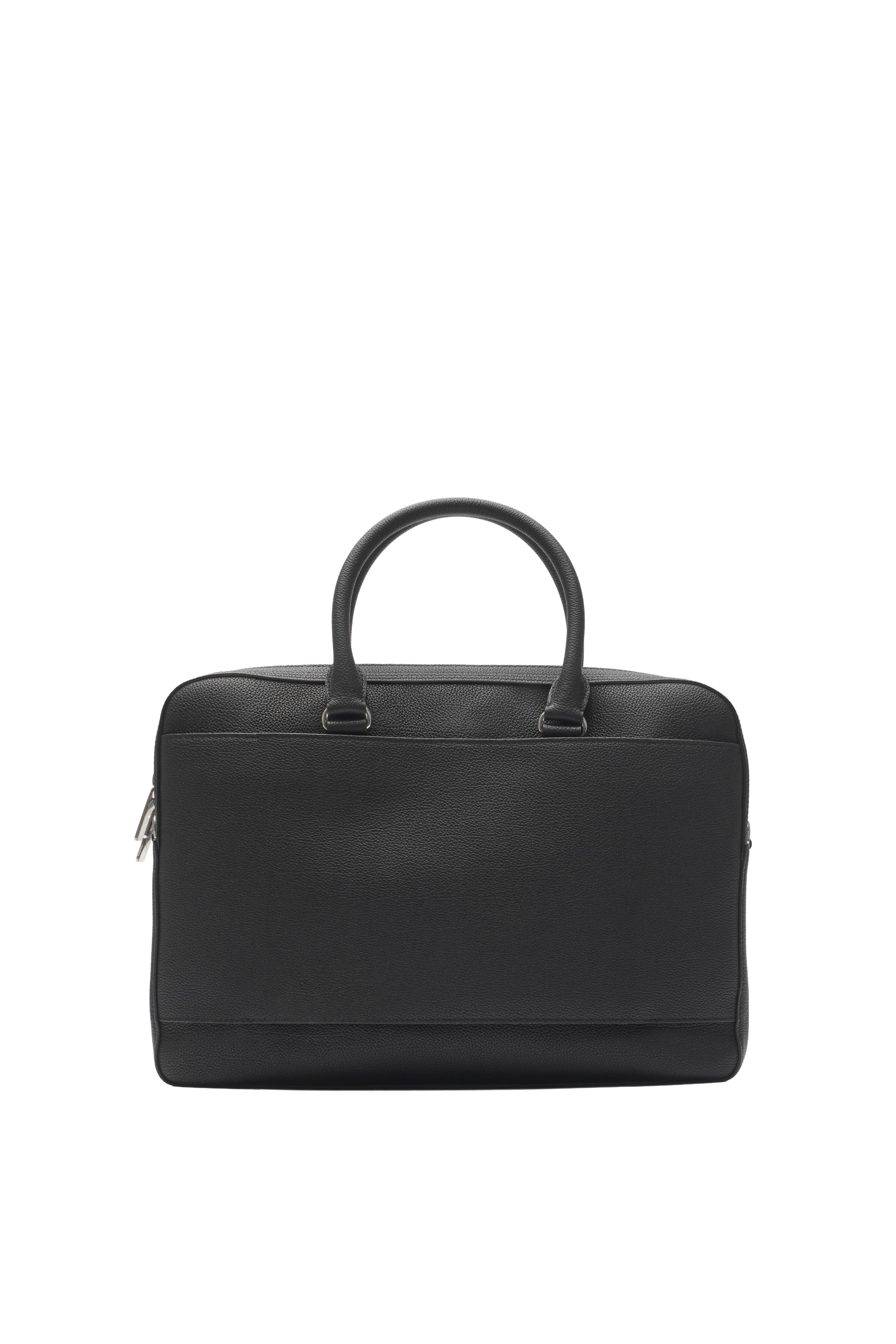 Burberry Knight Stamp Briefcase, Alternate, color, Black