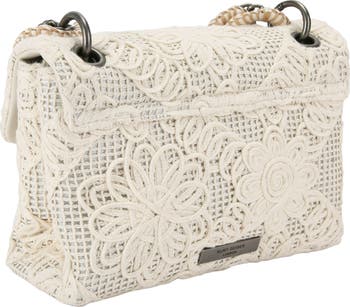 Medium Kensington Flower Lace Convertible Shoulder Bag
