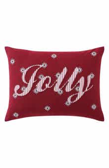 Holiday Marlin Velvet Decorative Pillow