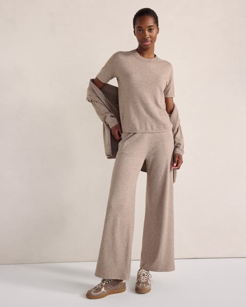 Resti Viscose Blend Wide Leg Pants