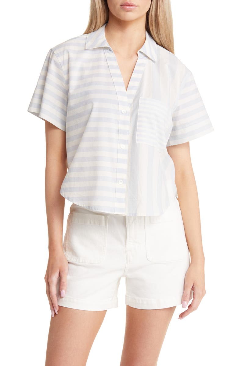 Madewell Short Sleeve Button-Up Shirt, Main, color,