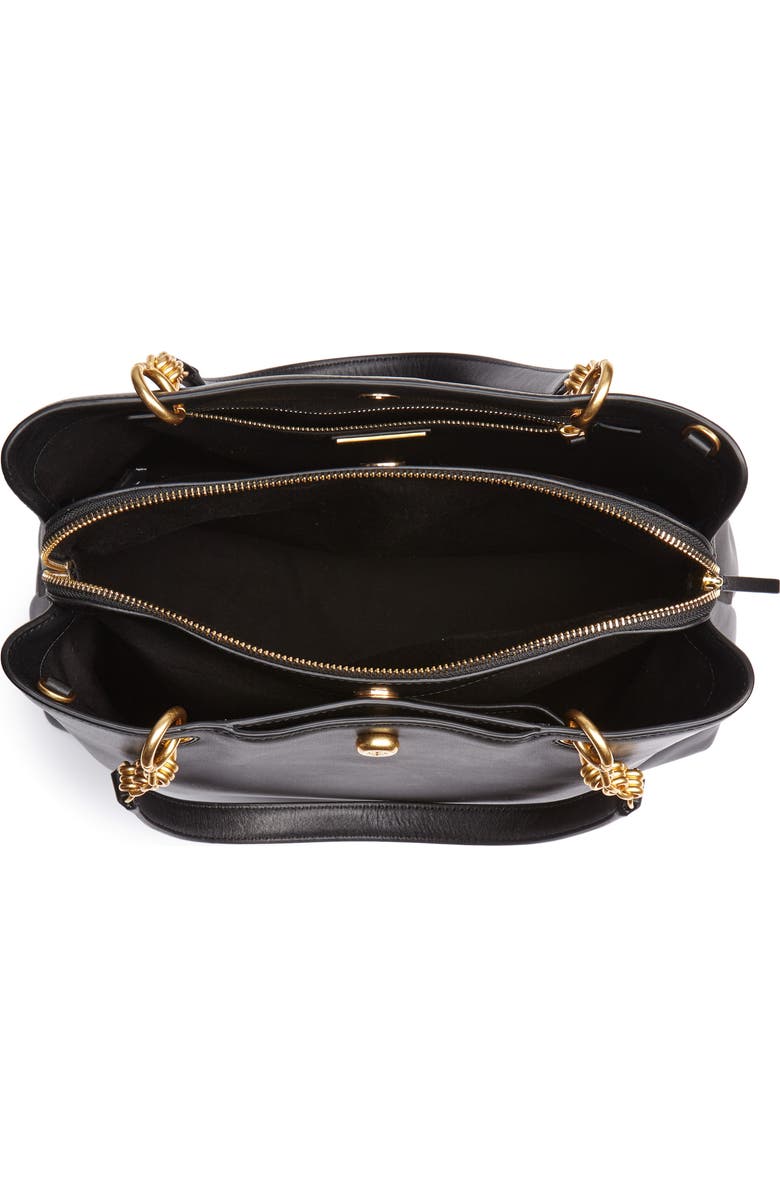 Tory Burch Lily Leather Top Handle Satchel, Alternate, color,