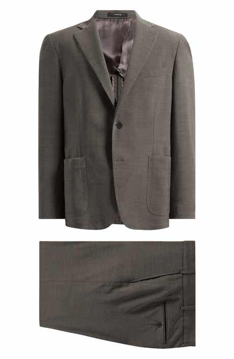 Vince Iker Regular Fit Wool Seersucker Suit