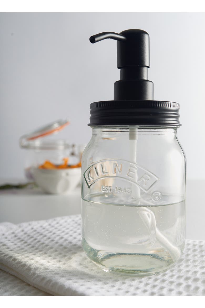 Liquid Soap & Lotion Dispenser 17 Ounce, Alternate, color, Clear