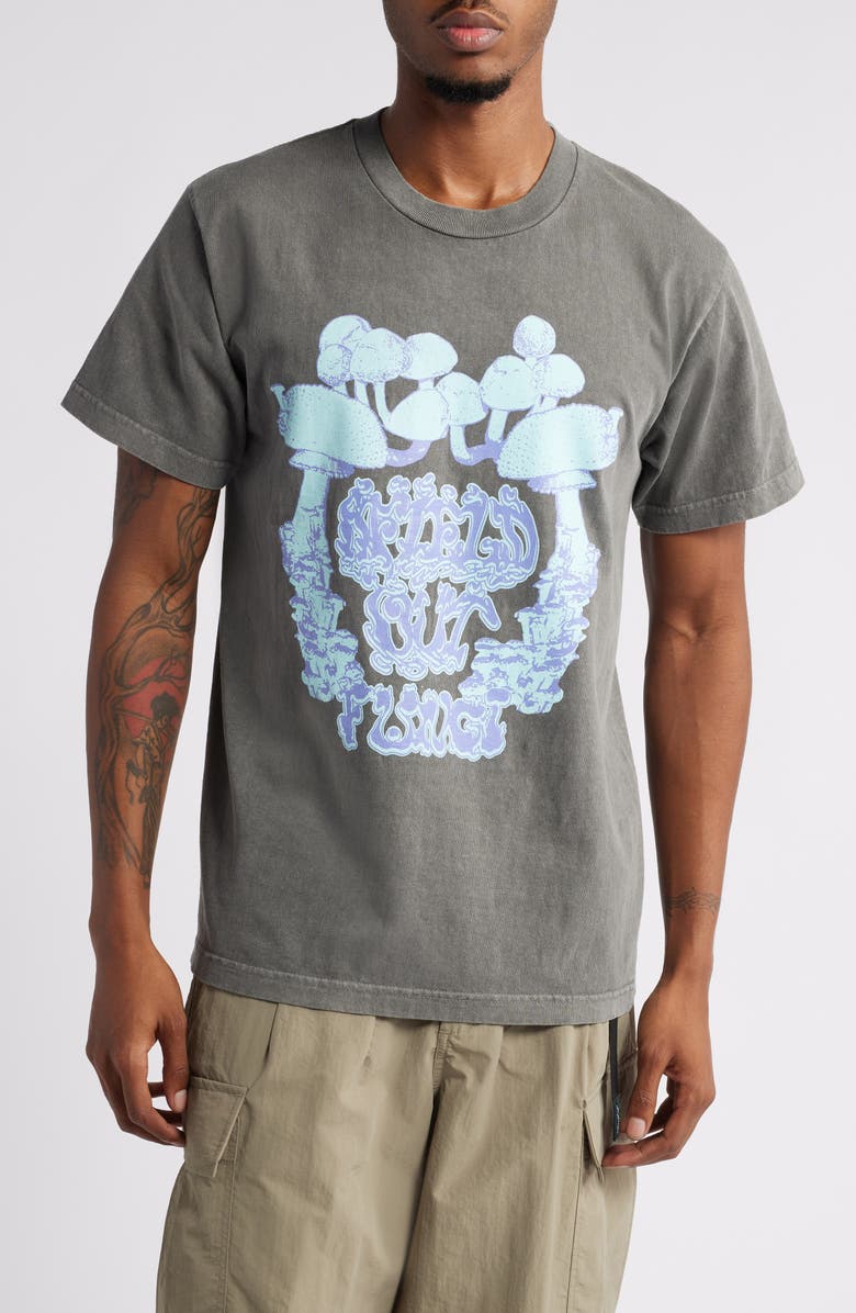 Afield Out Fungi Cotton Graphic T-Shirt, Main, color,