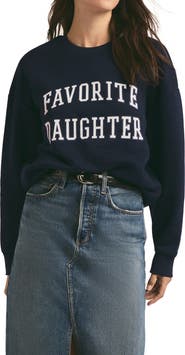 Favorite Daughter Collegiate Cotton Blend Sweatshirt