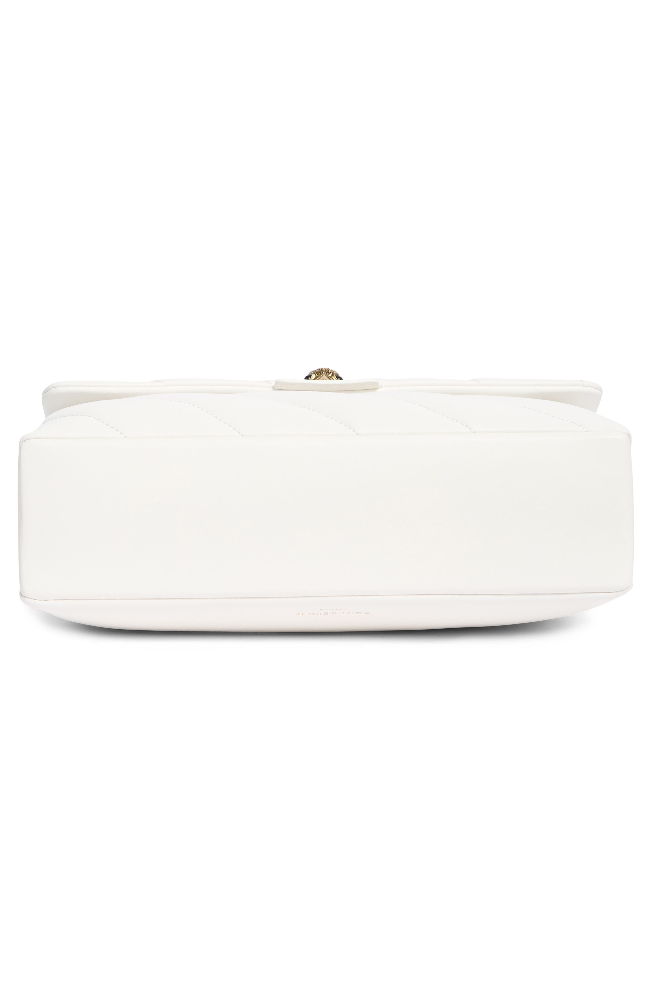 Kurt Geiger London Soho Quilted Large Shoulder Bag, Alternate, color, White