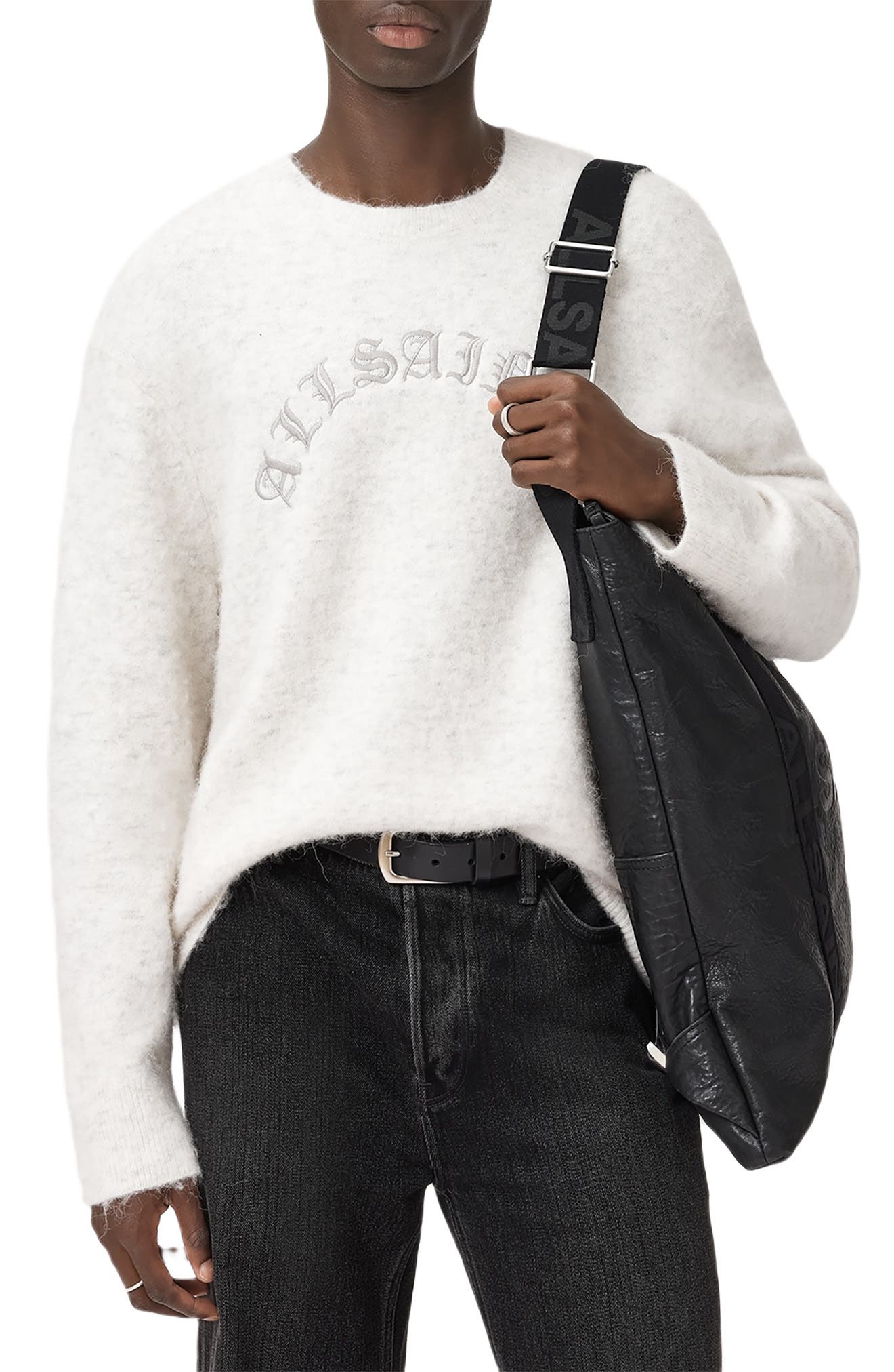 Curv Alpaca & Wool Blend Sweater