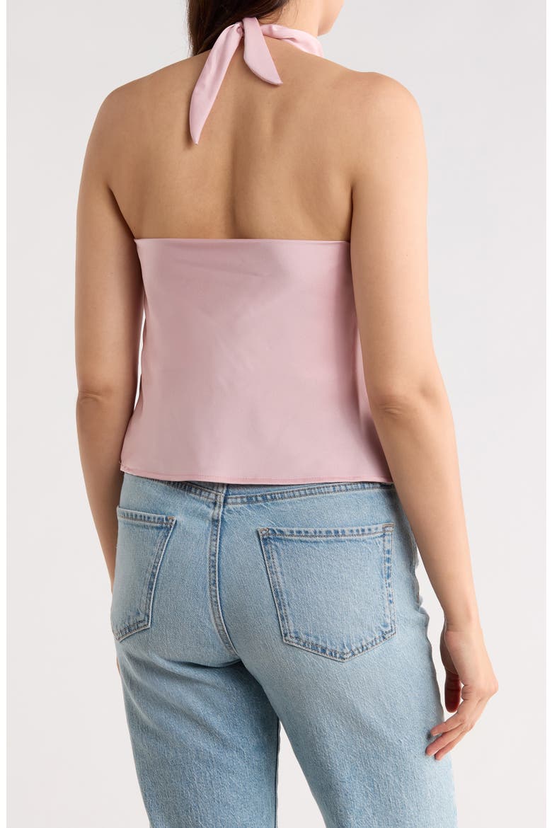 Satin Halter Top, Alternate, color, BABY PINK