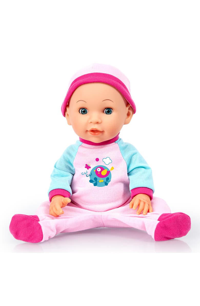 Bayer Design 15 Inch Bouncy Baby Doll, Main, color, Multicolored