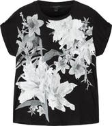 AllSaints Crystal Anna Floral T-Shirt