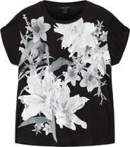 AllSaints Crystal Anna Floral T-Shirt