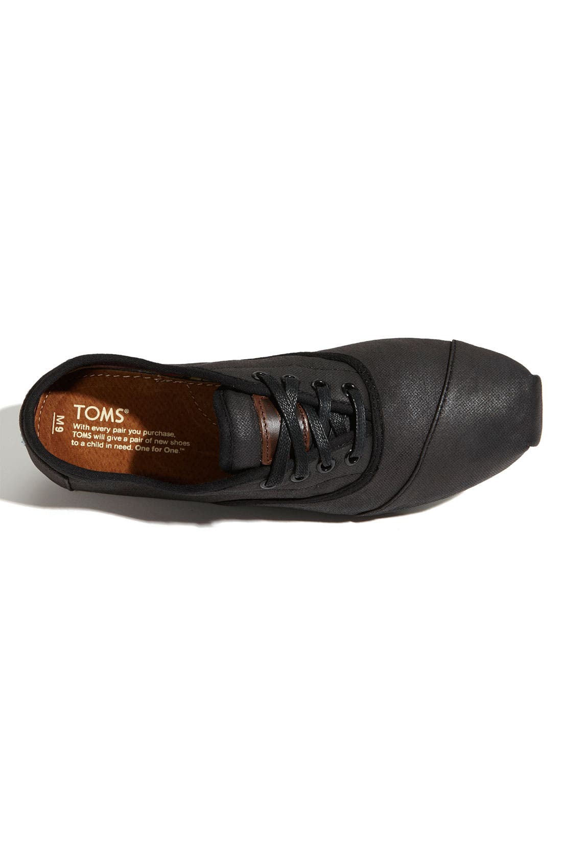 TOMS 'Cordones' Waxed Canvas Sneaker, Alternate, color, 