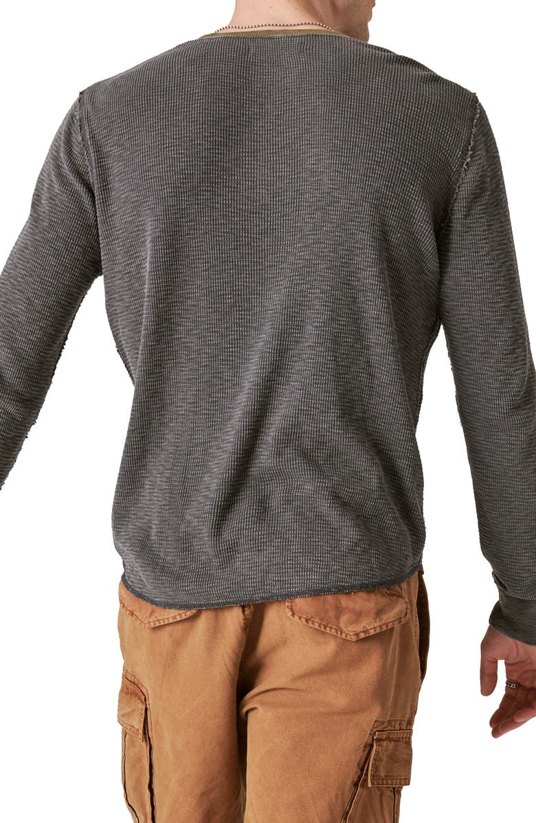 Lucky Brand Acid Wash Thermal Henley, Alternate, color, 
