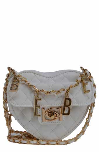 bebe Solana Quilted Heart Crossbody Bag