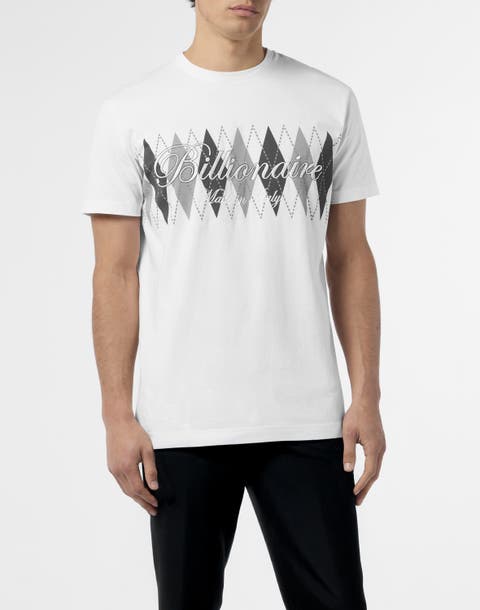 Embroidered T-Shirt Round Neck Ss Men