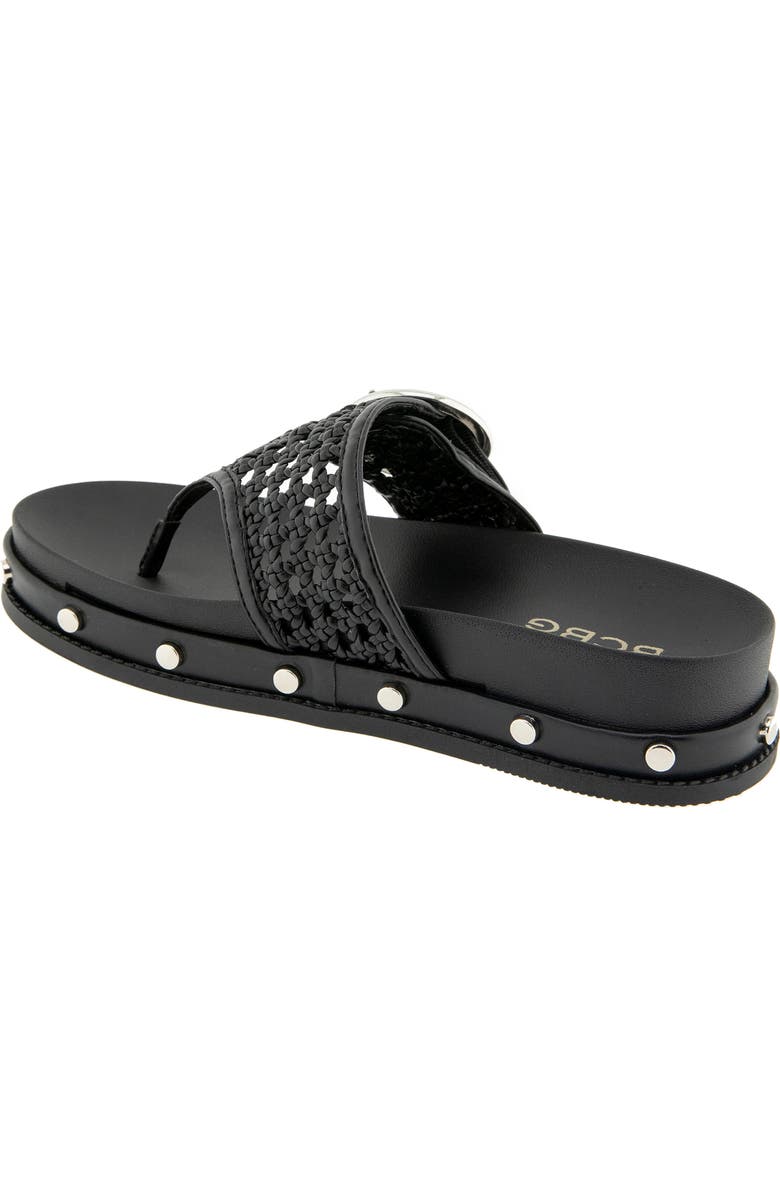 BCBG Belen Platform Flip Flop, Alternate, color, Black