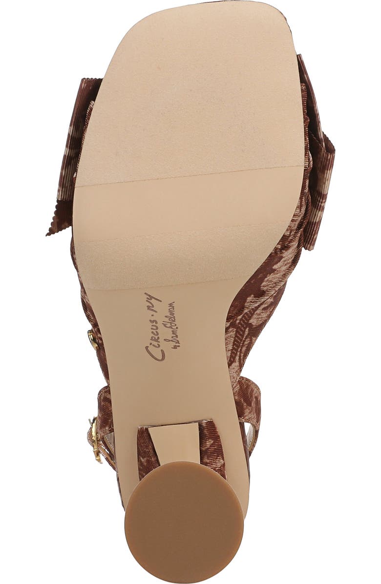 Circus NY by Sam Edelman Wilma Ankle Strap Sandal, Alternate, color, Rich Cognac Multi