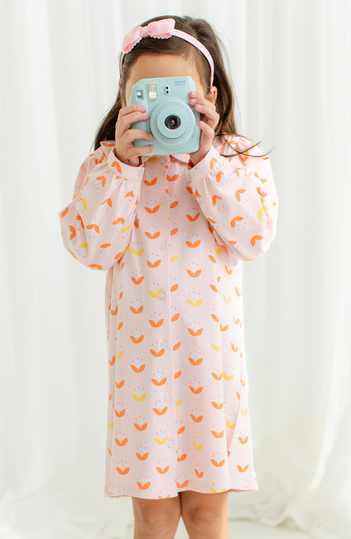 Little Paper Kids Charlie Dress In Pink