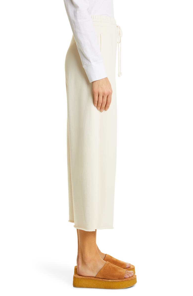 Vince Wide Leg Crop Cotton Sweatpants, Alternate, color, 