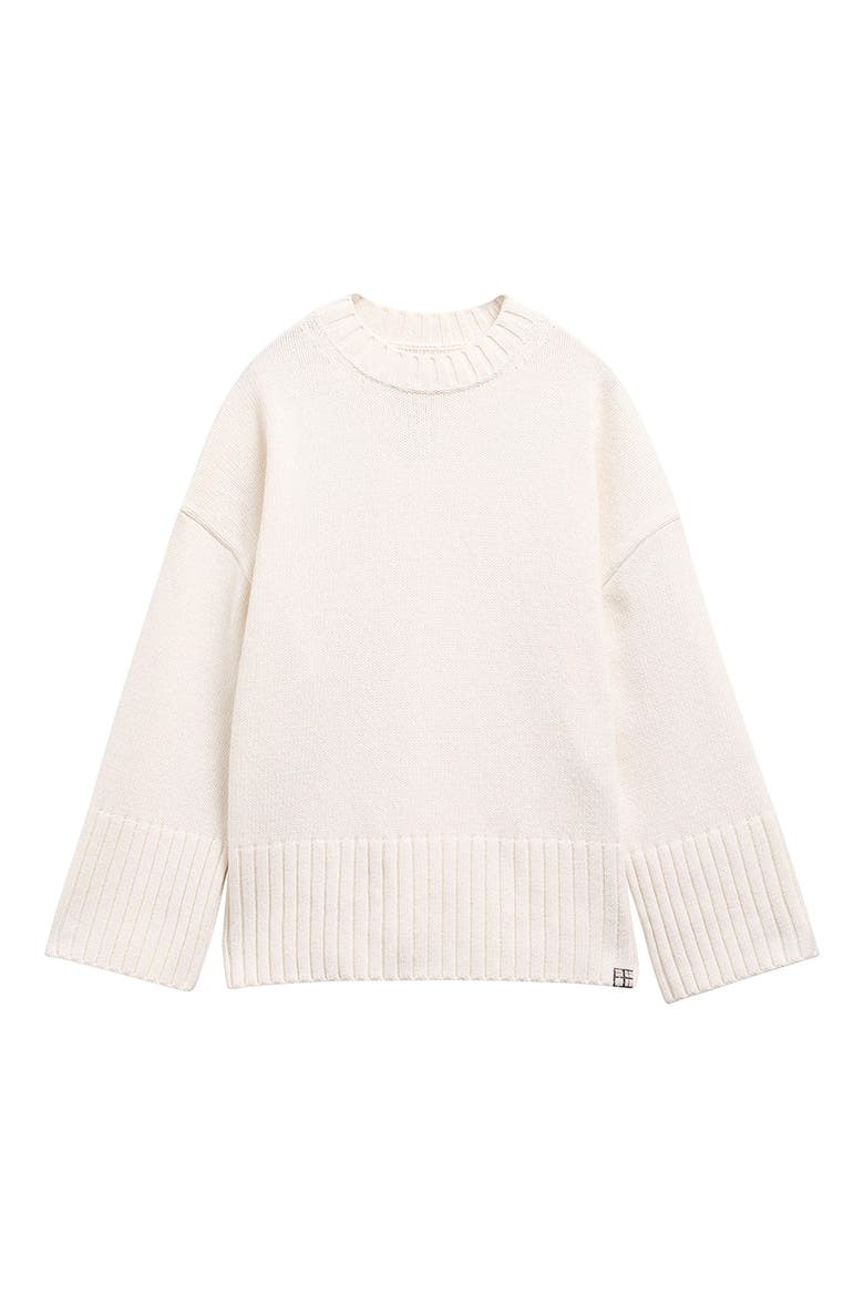 Gaia Crewneck Sweater, Alternate, color, CLOUD