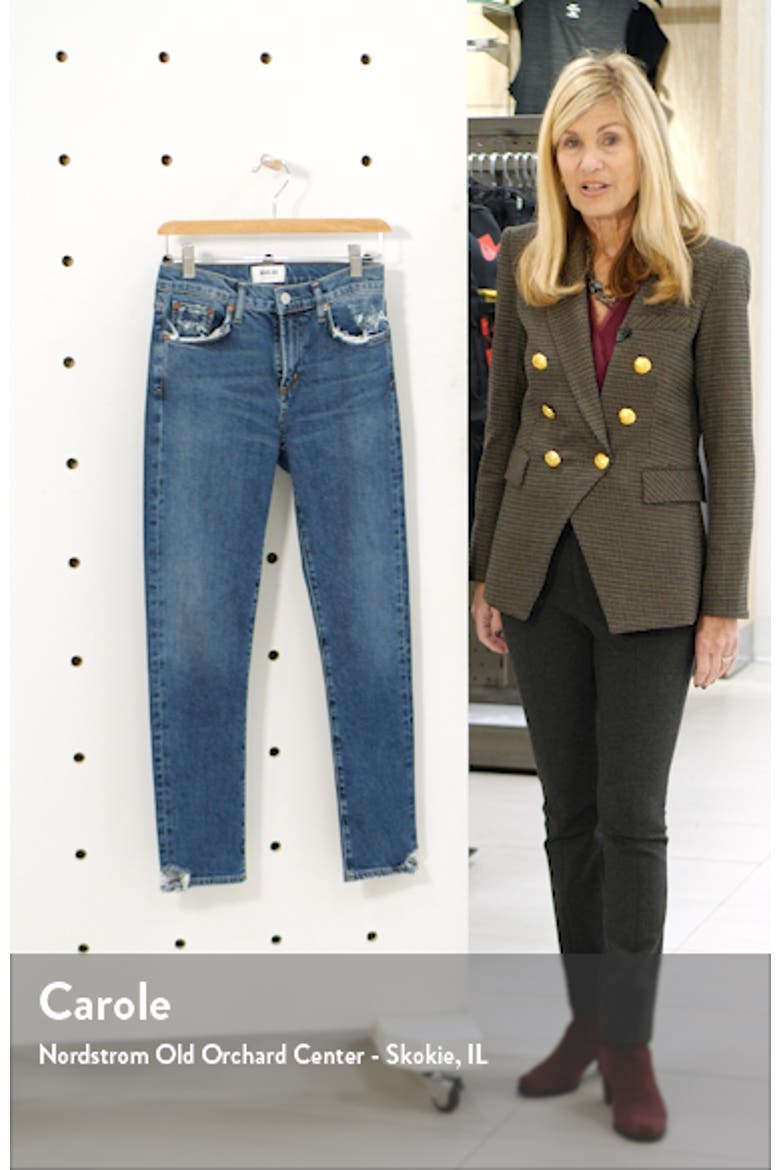 Toni High Waist Ankle Straight Leg Jeans video