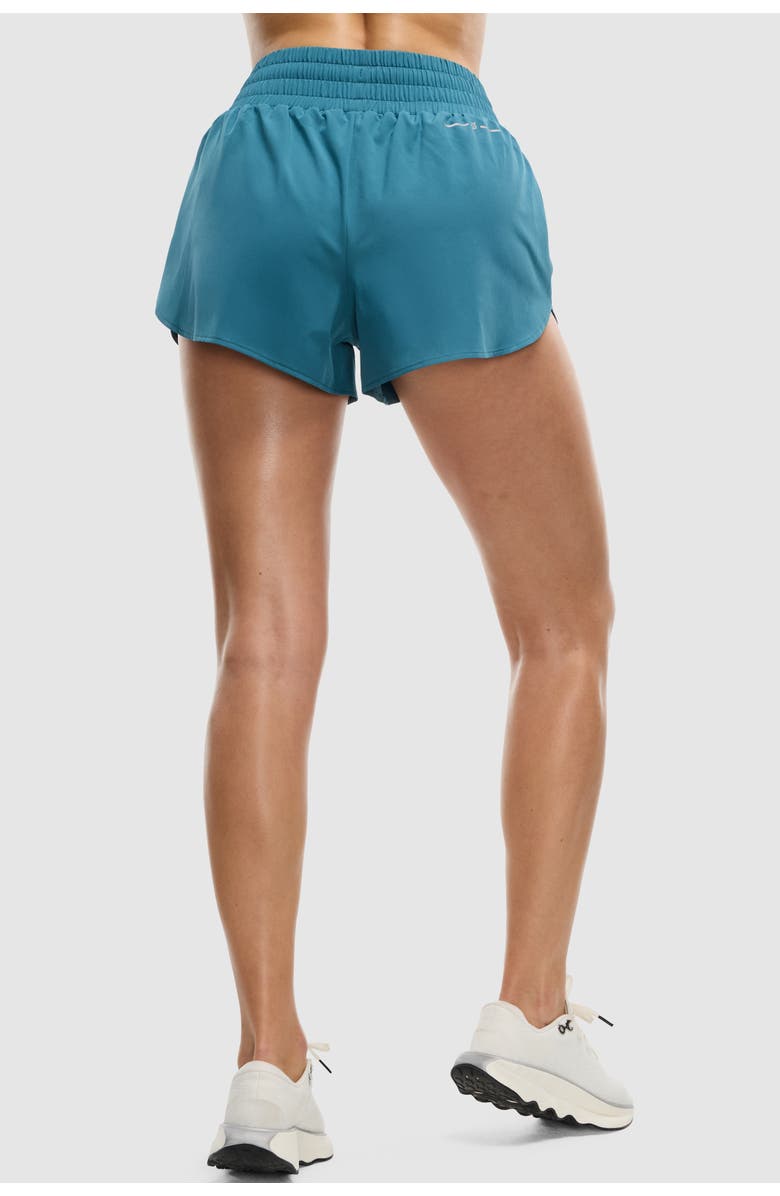 Peloton High Rise 3" Run Short, Alternate, color, Dark Teal