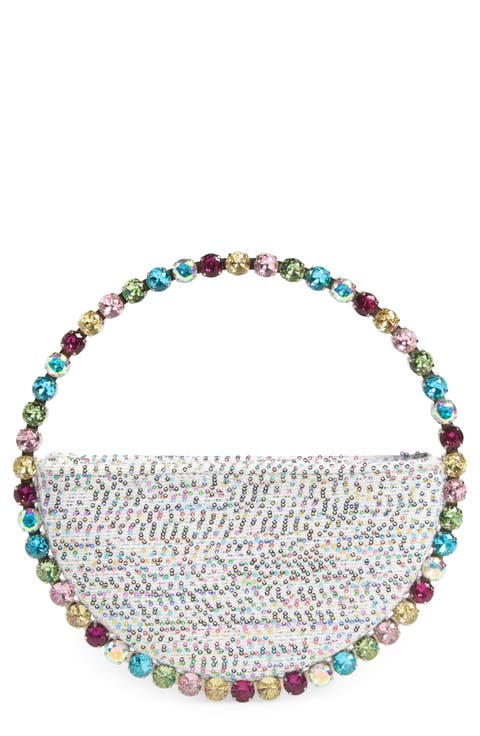 Eternity Crystal Embellished Clutch