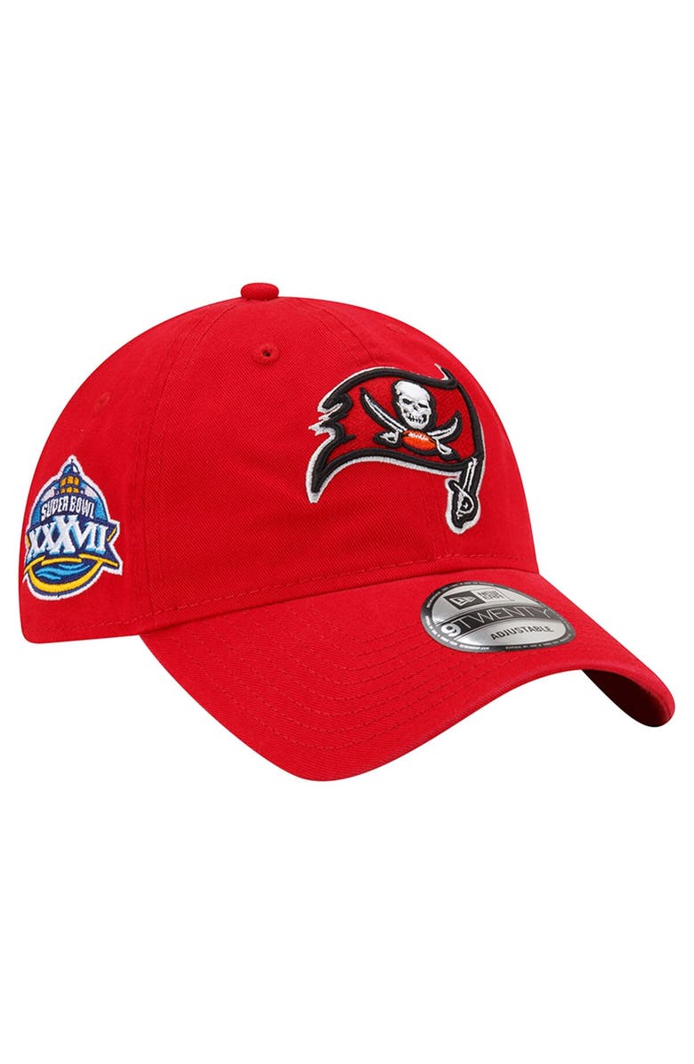 New Era Men's New Era  Red Tampa Bay Buccaneers Distinct 9TWENTY Adjustable Hat, Main, color, 