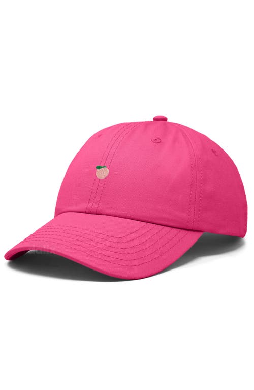 Dalix Lil Peach Dad Cap In Pink