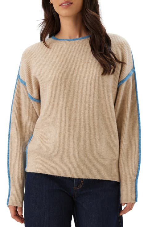 Colorblock Crewneck Sweater