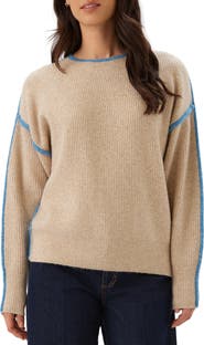 Karen Kane Colorblock Crewneck Sweater