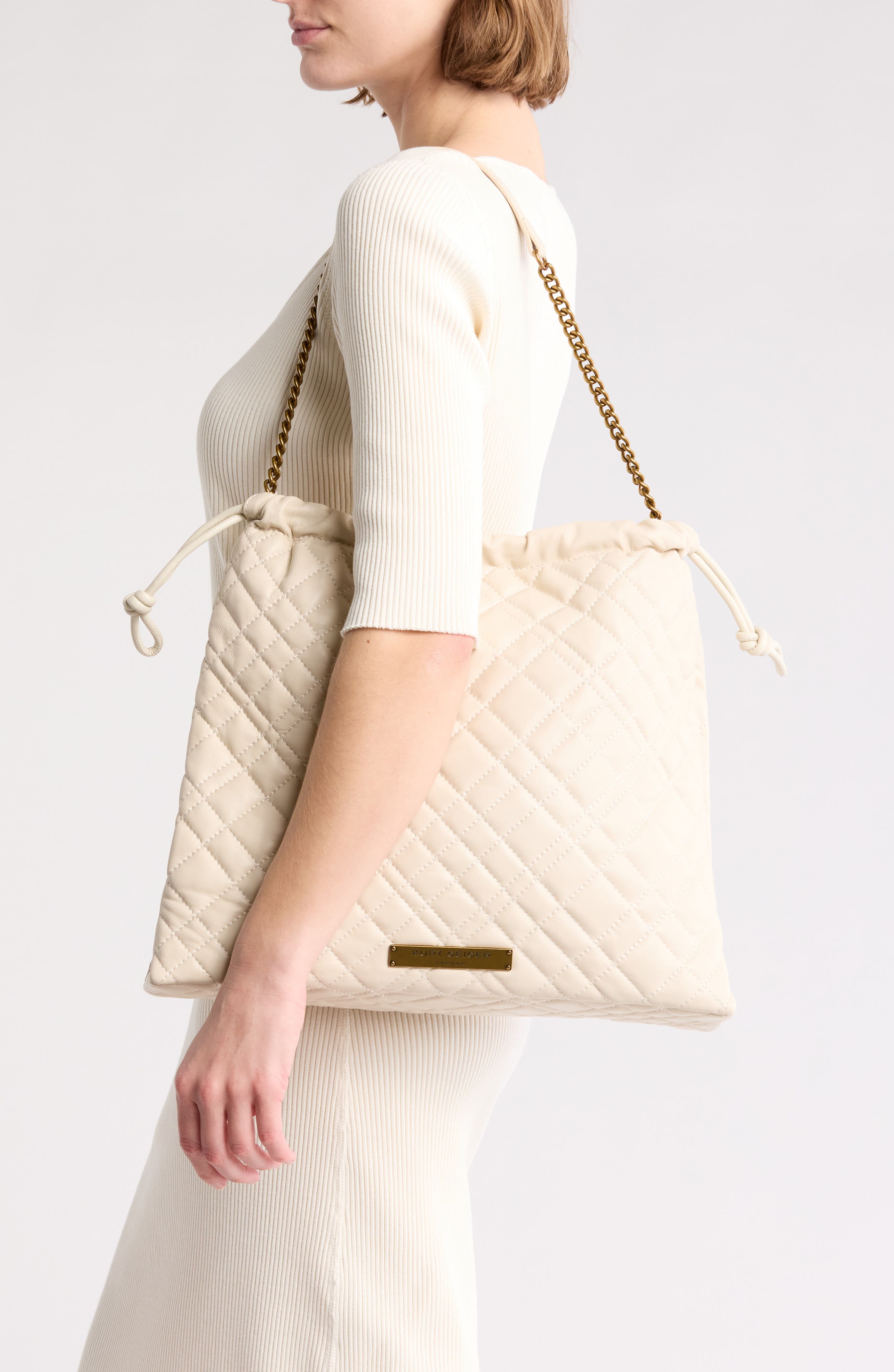 Kurt Geiger London Brixton Drawstring Shoulder Bag, Alternate, color, 