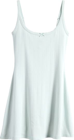 Drop Needle Pointelle Nightgown