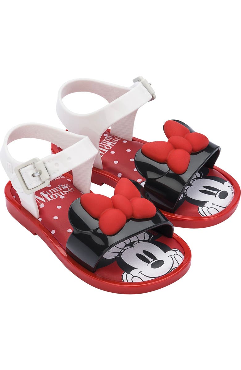 Mini Melissa x Disney<sup>®</sup> Minnie Mouse Sandal, Main, color,