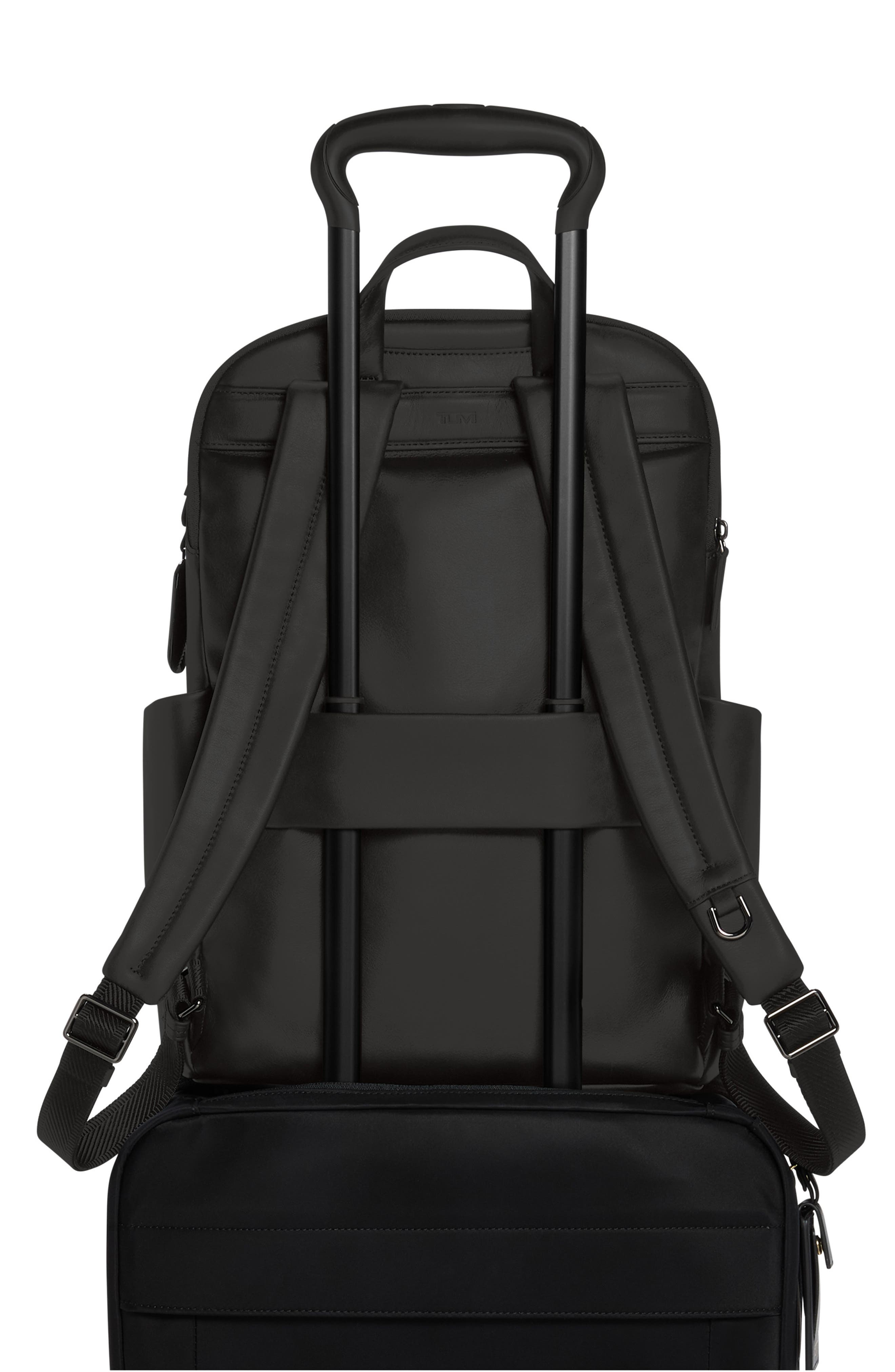 TUMI Raina Leather Backpack, Alternate, color, 