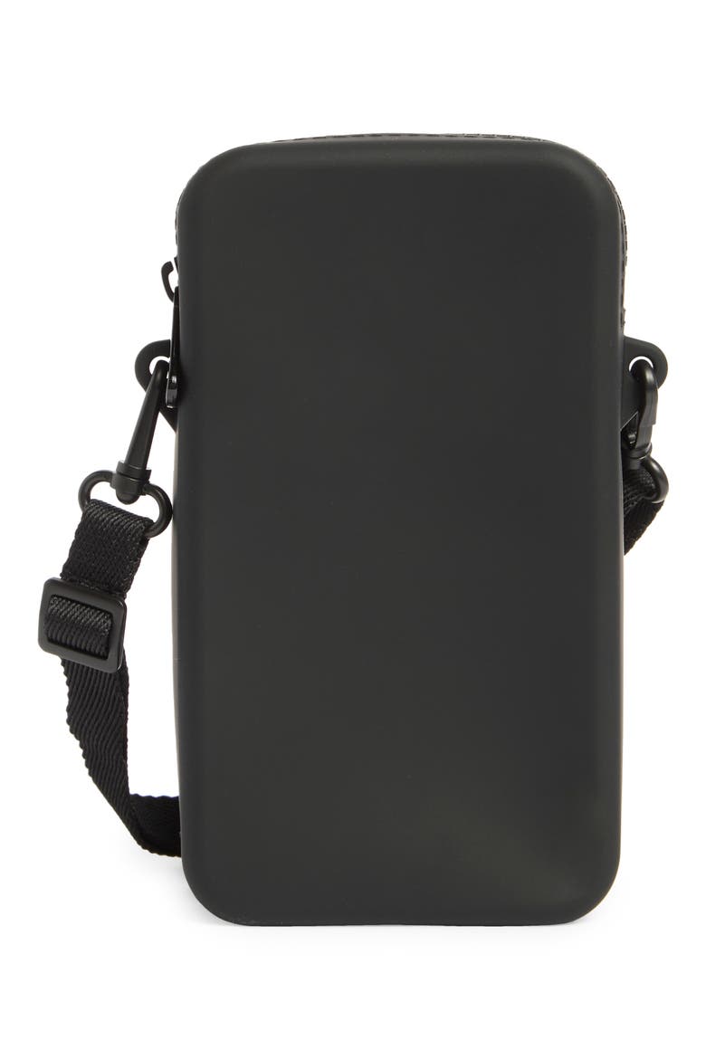 Silicone Phone Crossbody, Main, color, BLACK